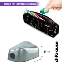 Точилка ErichKrause Charm Pastel, 1 отверстие, с контейнером, МИКС