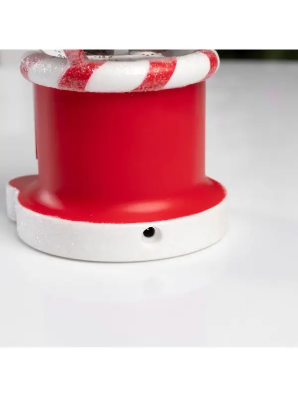 Светодиодная фигура &laquo;Новогодняя карамель&raquo;, 19.8&times;11.1&times;11.8 см, музыка, от батареек ААх3, USB, свечение тёплое белое