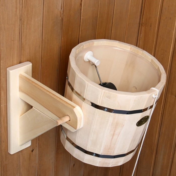 Обливное устройство из липы, 13л, пластиковая вставка, Обливное устройство из липы, 13л, пластиковая вставка, "Добропаровъ"