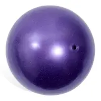 Мяч для художественной гимнастики Металлик с блестками, диаметр 19см, цвет фиолетовый Мяч для художественной гимнастики Металлик с блестками, диаметр 19см, цвет фиолетовый
