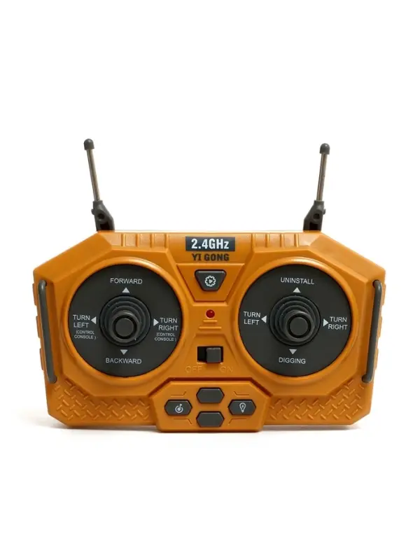 Экскаватор радиоуправляемый &laquo;Стройка&raquo;, металлический ковш, работает от аккумулятора