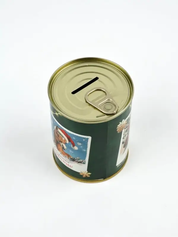Копилка-банка металл «Советский новый год», 7.5×9.5 см