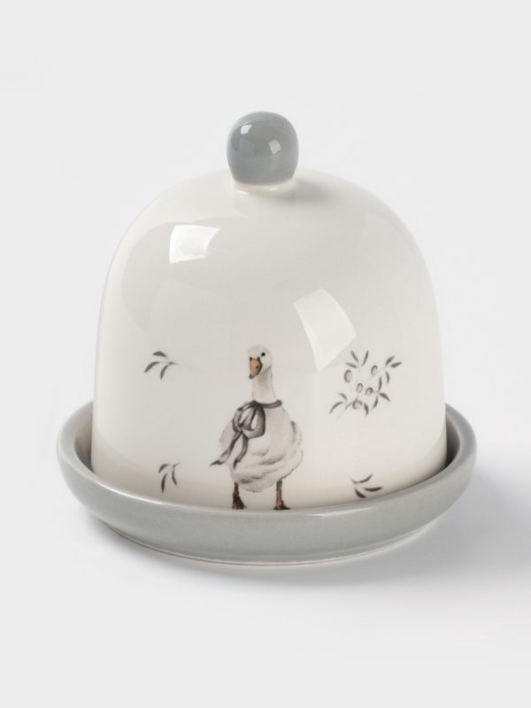 Лимонница Доляна  Лимонница Доляна "Гуси" цвет белый  9x9 см