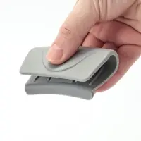 Прихватки для горячего, набор 2 шт., 8&times;2 см, силикон, серые