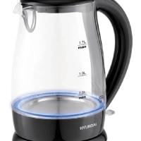 Чайник HYK-G2011 1,7л 2200Вт черный (стекло)