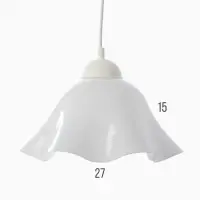 Светильник подвесной "Ирис" 2814/1, 1х15Вт, Е27, белый 28х28х14(85) см Светильник подвесной "Ирис" 2814/1, 1х15Вт, Е27, белый 28х28х14(85) см