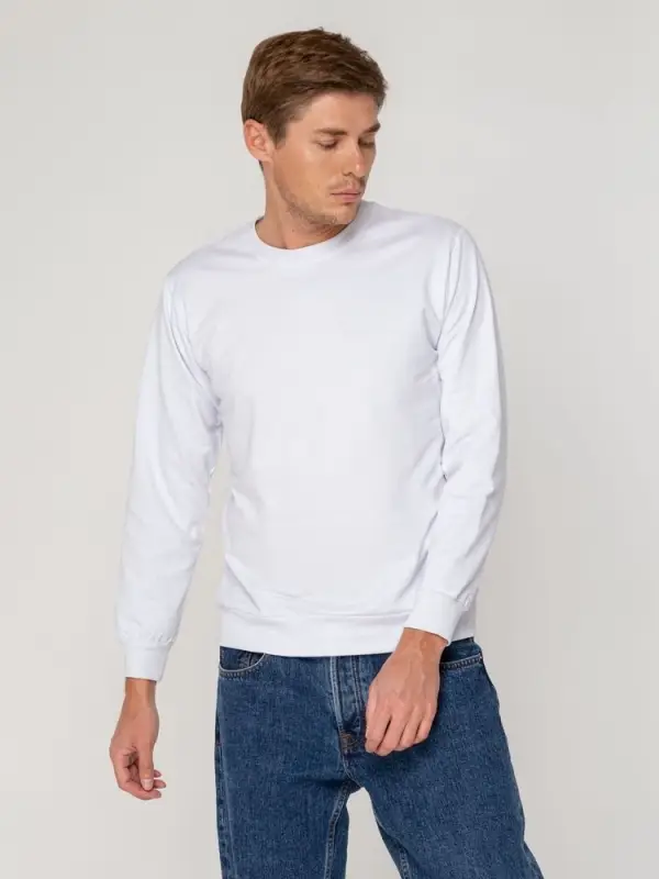 Толстовка Unit Toima, белая, размер 4XL Толстовка Unit Toima, белая, размер 4XL