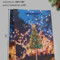Пакет подарочный &laquo;Чудеса рядом&raquo;, 26&times;12&times;32 см