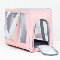 Сумка-переноска для животных, 24&times;25&times;41 см, с раздвижным окном, розовая