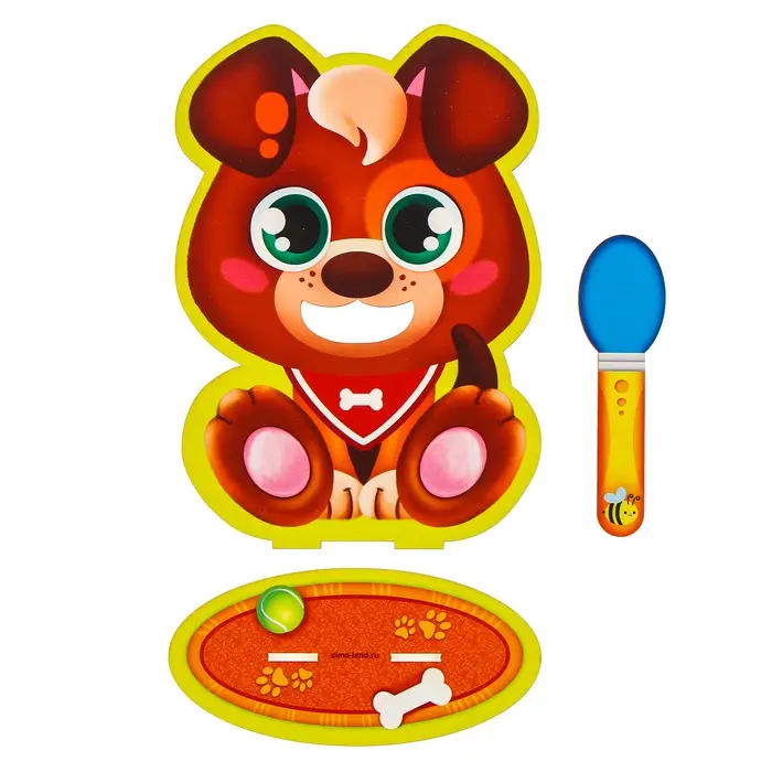 Настольная игра Лесная мастерская &laquo;Накорми меня. Щенок&raquo;, 10 фишек