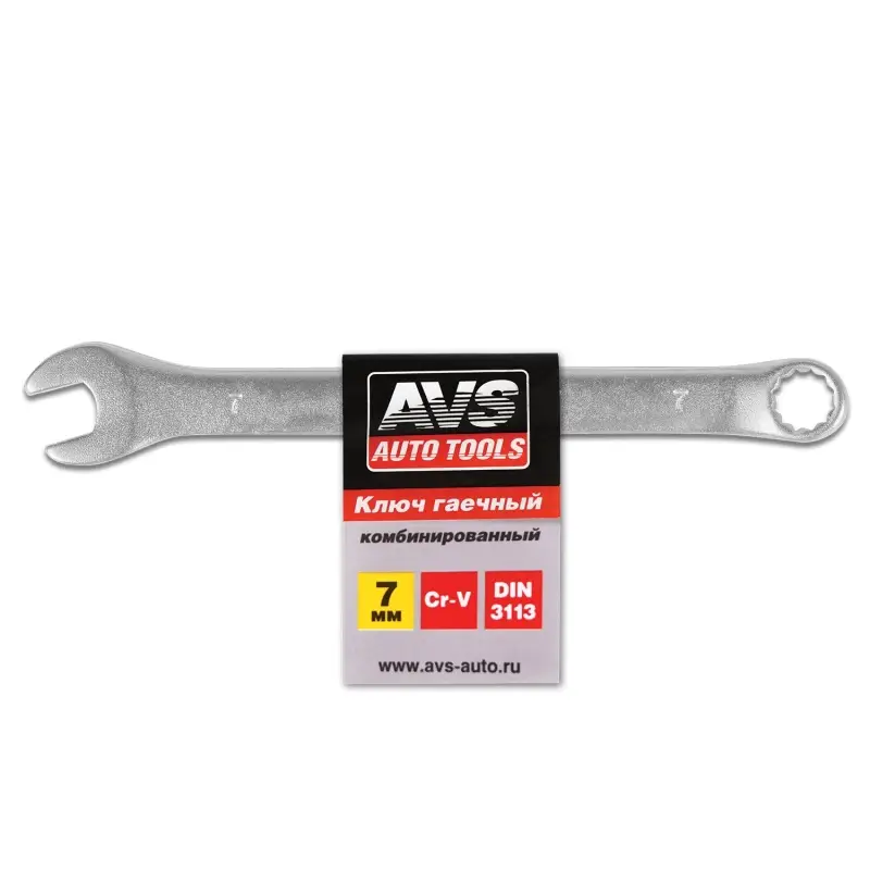 Ключ гаечный комбинированный (07 мм) AVS K30007
