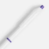 Ручка шариковая Bright Pop, белая с фиолетовым