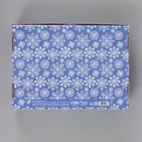 Коробка подарочная, самосборная &laquo;Счастья в Новом году&raquo;,30.7&times;22&times;9.5 см