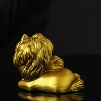 Фигура "Пони мама" 9х7х6 см, золото