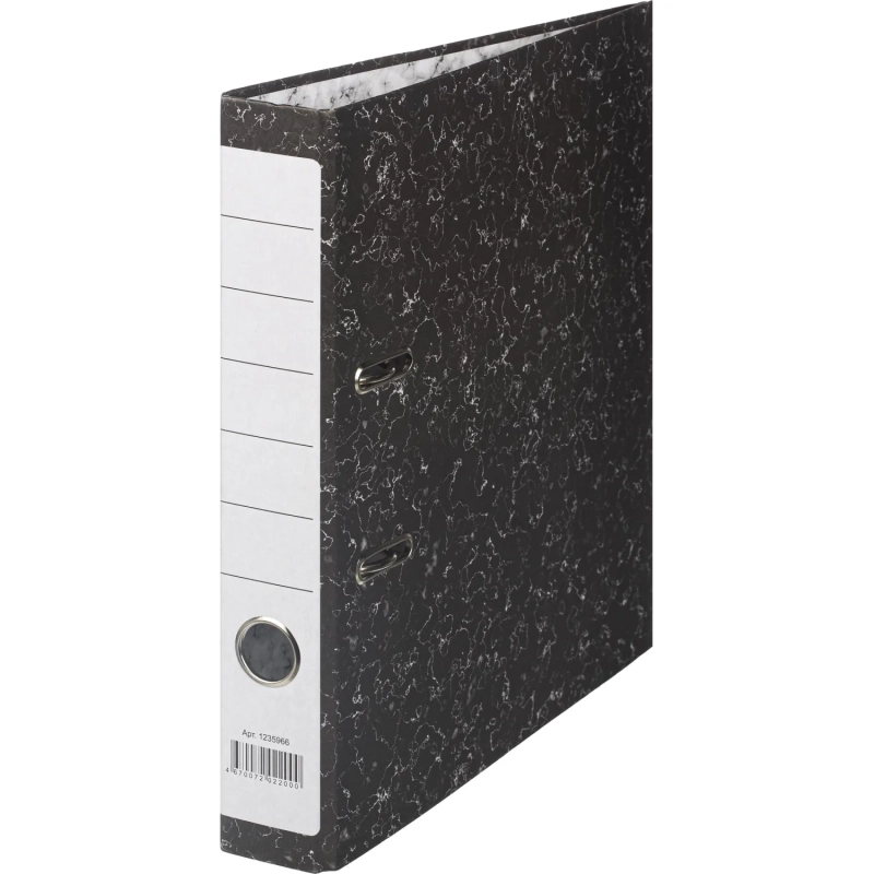 Папка-регистратор 50 мм мрамор ч/б (реестр)