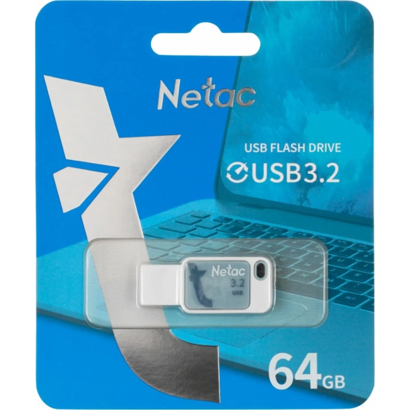 Флеш-память Netac UA31 USB3.2 64GB