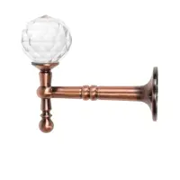 Крючок - держатель для штор на стену CAPPIO KS043, металлический, цвет медь, 2 шт. Крючок - держатель для штор на стену CAPPIO KS043, металлический, цвет медь, 2 шт.