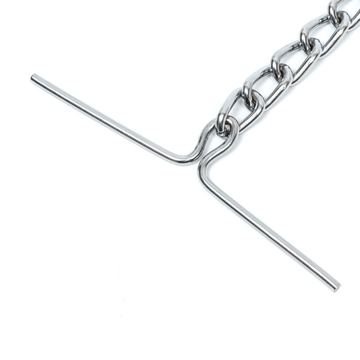 Цепь для привязи собак мелкокалиберная, 1,8 м, толщина проволки 3,5 мм Цепь для привязи собак мелкокалиберная, 1,8 м, толщина проволки 3,5 мм