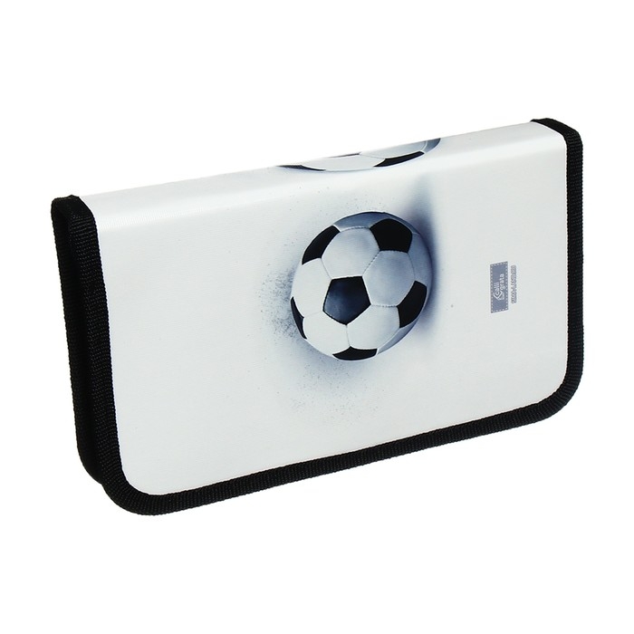 Пенал 1 секция 115 х 205 х 30 мм, Calligrata Пенал 1 секция 115 х 205 х 30 мм, Calligrata "Крутой футболист", ламинированный картон