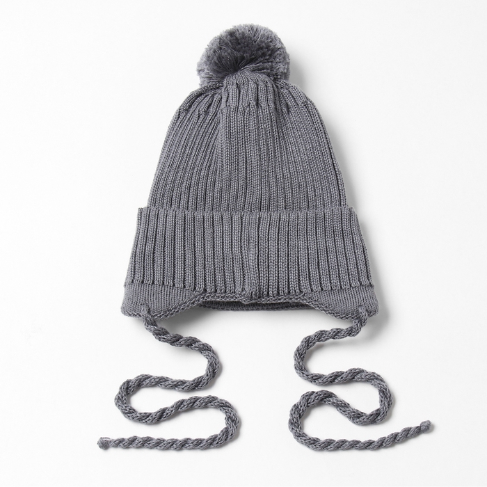 Шапка детская MINAKU, р-р 42-44, цвет серый Шапка детская MINAKU, р-р 42-44, цвет серый