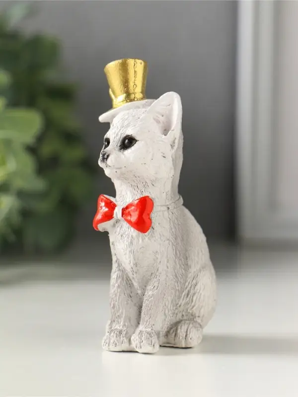 Фигурка &laquo;Кот в цилиндре&raquo;, 9&times;3.5&times;4.5 см, МИКС