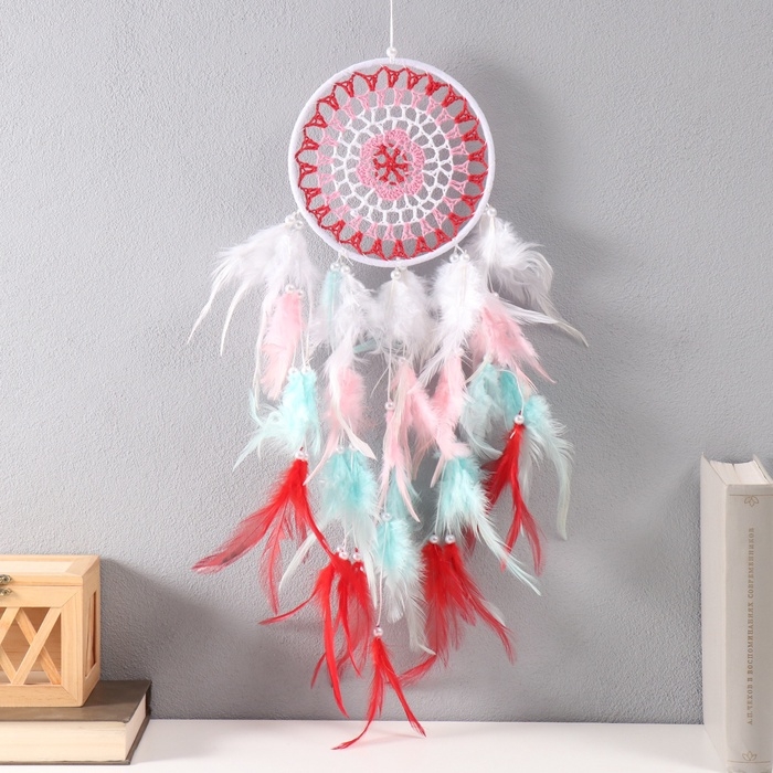 Ловец снов Ловец снов "Цветок красочный" разноцветный d=16 см 67х16 см