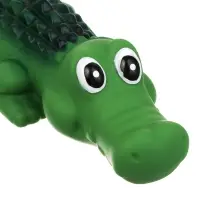 Игрушка для собак тм VETTA, с пищалкой, крокодил, винил, 32см