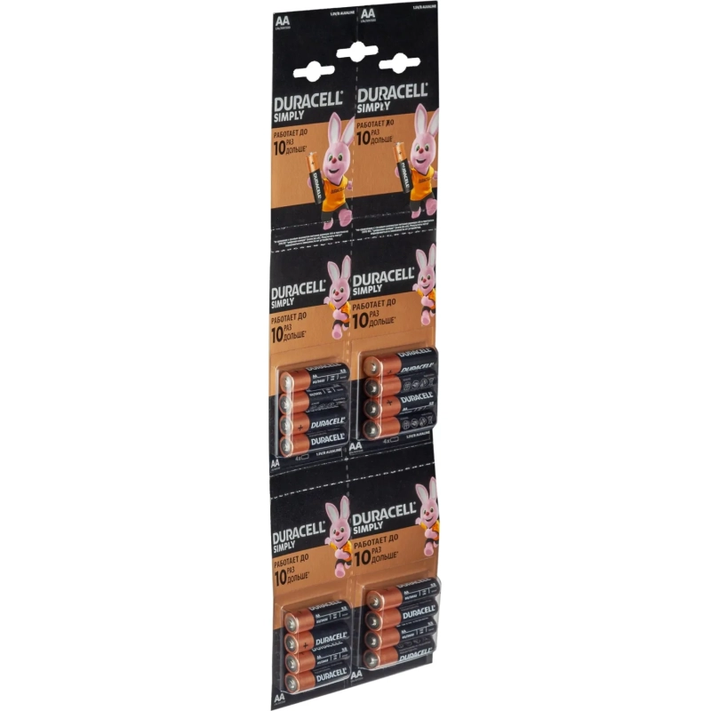 Батарейка Duracell LR6-4BL BASIC AA(16шт в упак)Б0046868