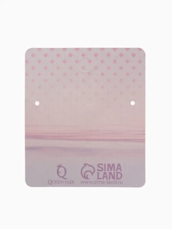 Кулон на леске &laquo;Счастье ждёт тебя&raquo;, белый в серебре, 40 см