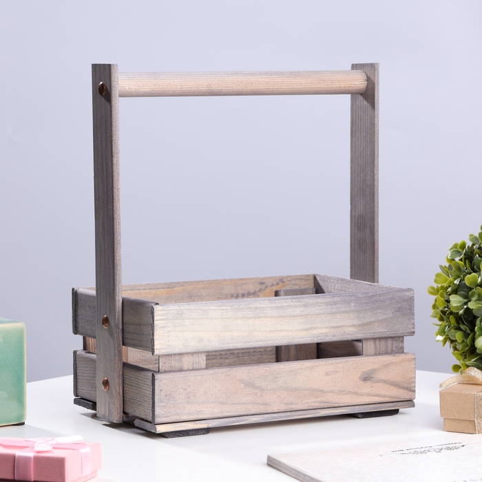 Ящик, 23х16х9/28 см, ель Ящик, 23х16х9/28 см, ель