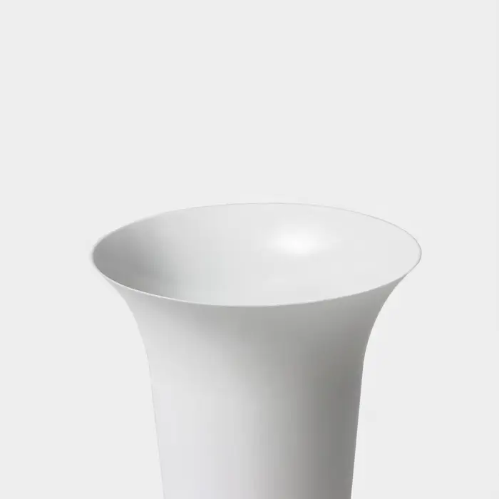 Ваза для цветов, 3 л, d=19 см, h=33 см, пластиковая, белая