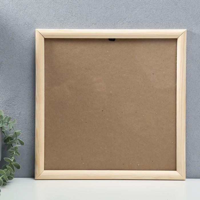 Фоторамка 30х30 см белое дерево № 5 Фоторамка 30х30 см белое дерево № 5