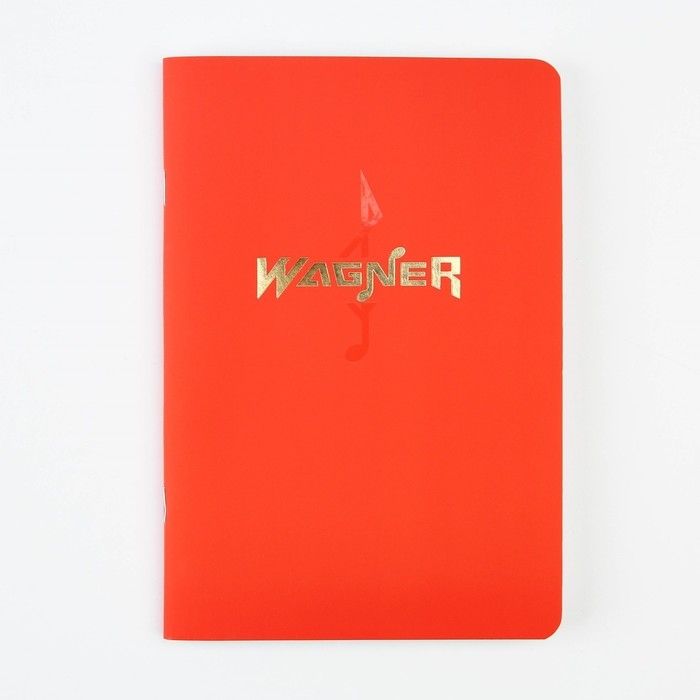 Блокнот «Wagner», софт-тач на скрепке , А5, 48 листов . Блокнот «Wagner», софт-тач на скрепке , А5, 48 листов .