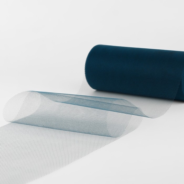 Фатин, 15 см, 23±1 м, 11±1 г/м², тёмно-синий №28 Фатин, 15 см, 23±1 м, 11±1 г/м², тёмно-синий №28