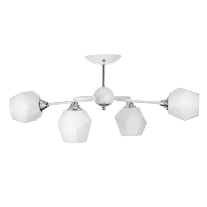 Светильник потолочный BayerLux &laquo;Миссури&raquo;, люстра 4хЕ27, 40 Вт, белый, 71&times;36&times;29 см