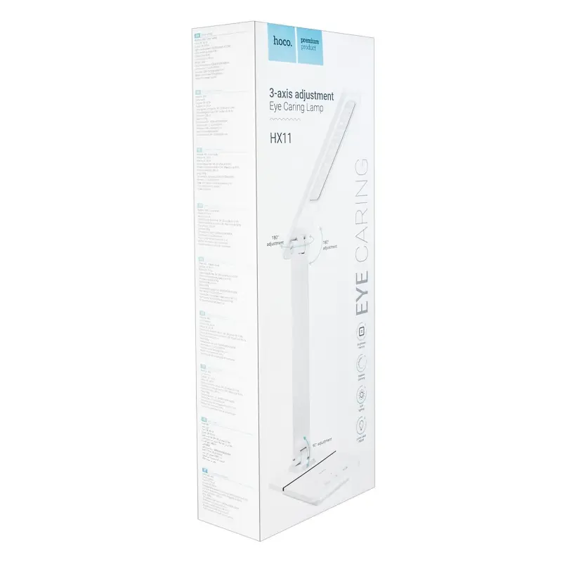 Настольная лампа Three-Axis Adjustment Eye Caring Lamp 5W HX11 HOCO белая