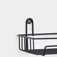 Полка для ванной 29*12,5*10 см, цвет черный