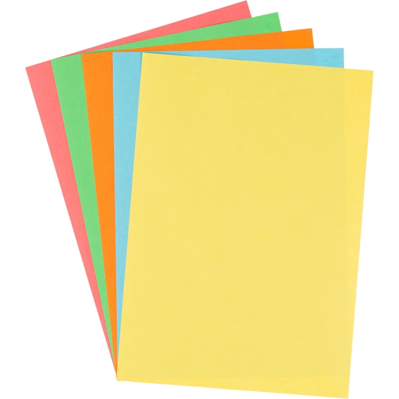 Бумага цветная Выбор есть (А4,80г,микс интенсив) пачка 100л