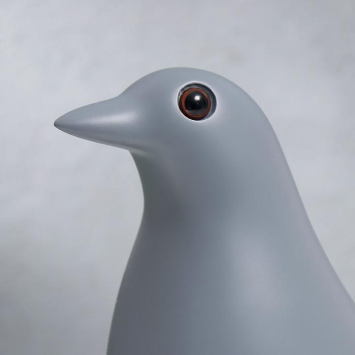 Сувенир полистоун Сувенир полистоун "Птица" серая 28х23,5 см