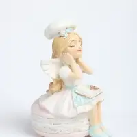 Фигурка полистоун &laquo;Ангелок в розовом платье&raquo; 8.5&times;7.5&times;10 см