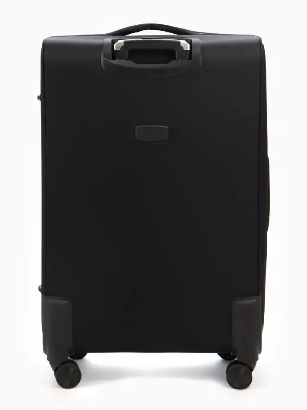 Чемодан на колёсах TEXTURA, кодовый замок, с увеличением, 47&times;30&times;78 см, 28", чёрный