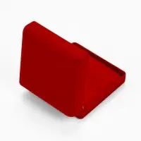 Футляр под набор украшений &laquo;Классика&raquo;, бархатный, 9&times;9 см, красный