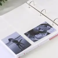 Фотоальбом "Обнимашки" 400ф 10X15см, ПП карм., пер-т 3-кольца, розовый