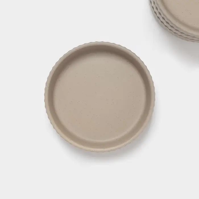 Соусники Magistro Jarwah Lausanne, 100 мл, 9.5&times;2.4 см, набор 4 шт., фарфор, бежевые