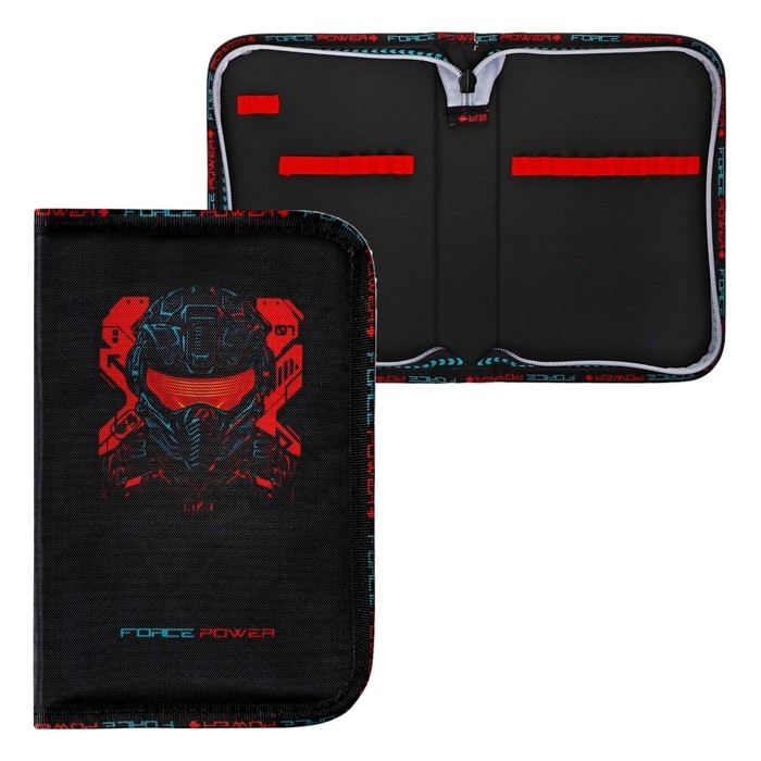 Пенал 1 секция, 133 х 200 х 35 мм, текстильный, Феникс Пенал 1 секция, 133 х 200 х 35 мм, текстильный, Феникс "Кибер" 65675