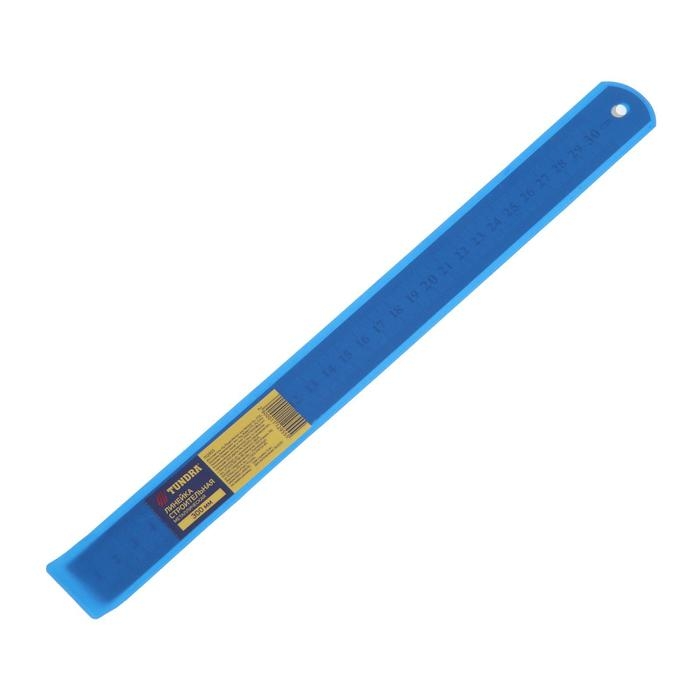 Линейка измерительная ТУНДРА, металлическая, шкала вытравлена, 300 мм Линейка измерительная ТУНДРА, металлическая, шкала вытравлена, 300 мм