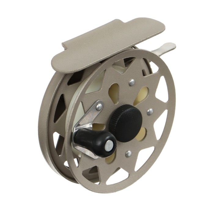 Катушка инерционная, металл, диаметр 6.5 см, цвет коричневый, TL65 Катушка инерционная, металл, диаметр 6.5 см, цвет коричневый, TL65