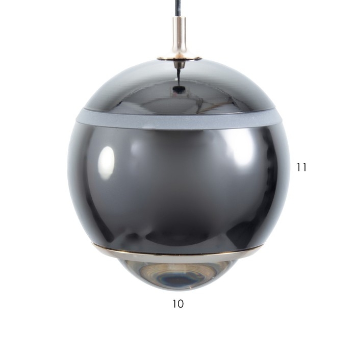 Светильник "Сатурн" LED 11Вт 3000К черный хром 11х10х11-110см BayerLux