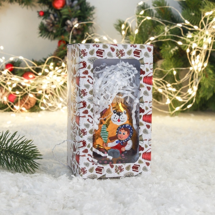 Ёлочная игрушка Ёлочная игрушка "Маша и медведь" 10 см