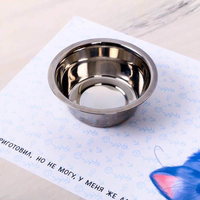 Коврик под миску «У меня же лапки» 43х28 см Коврик под миску «У меня же лапки» 43х28 см